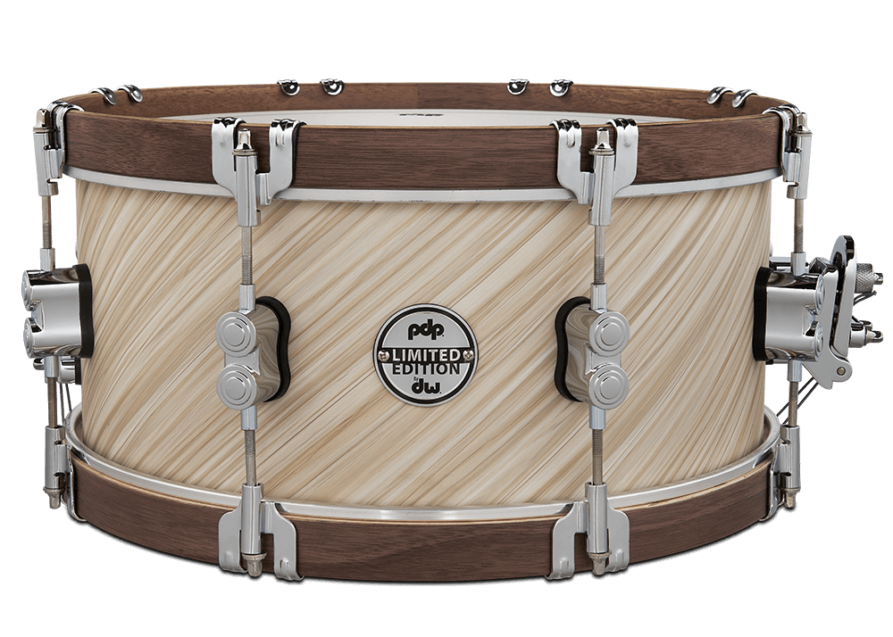PDP Limited Edition 6.5" x 14" Maple Snare Drum - Twisted Ivory