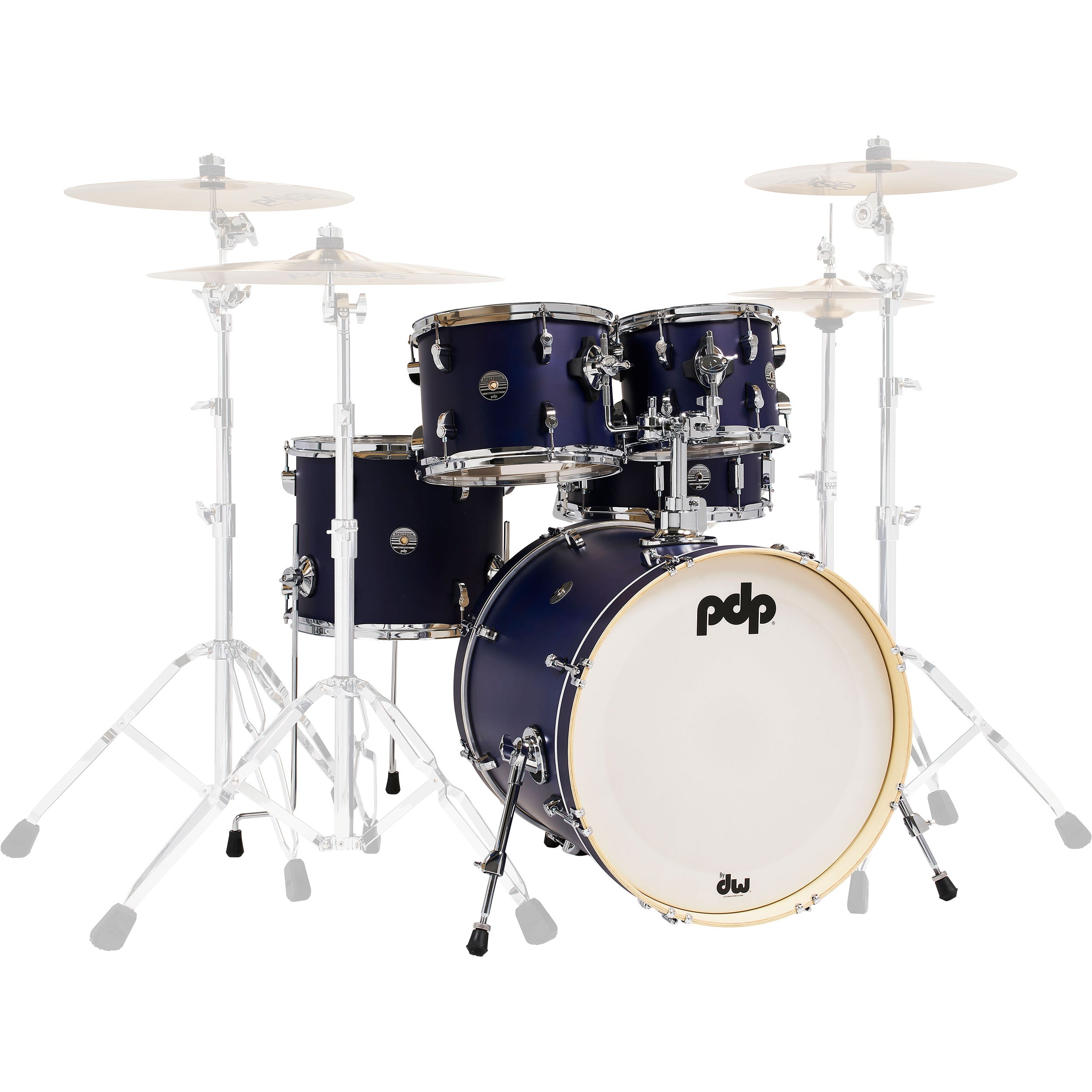 PDP by DW Spectrum Series 5-Piece Shell Pack with 22 in. Bass Drum Ultraviolet