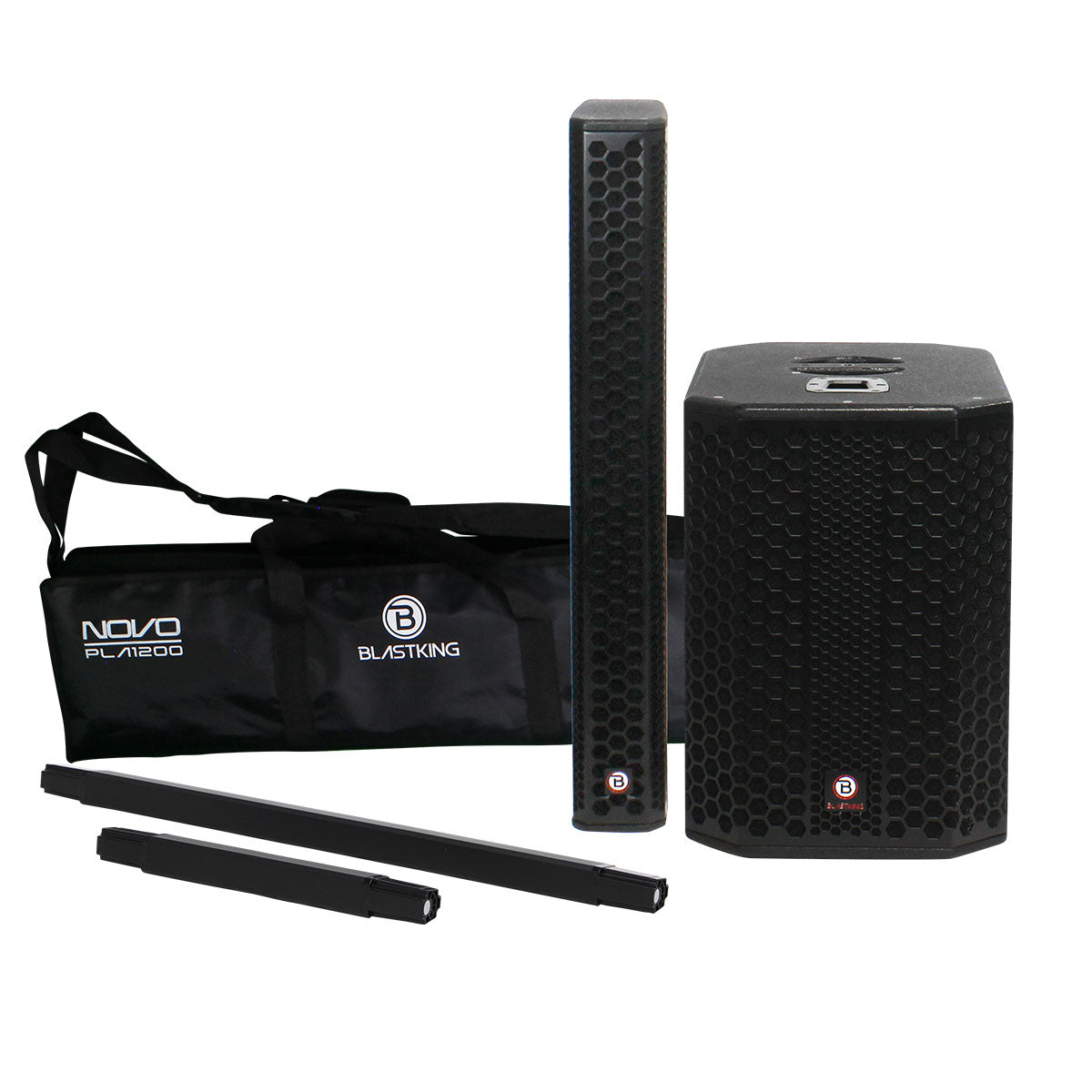 Blastking PLA1200 Altavoz de Columna Activo de 1200 Watts