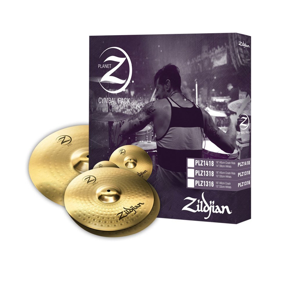 Zildjian Planet Z 13" Hi-Hat, 16" Crash Cymbal Set