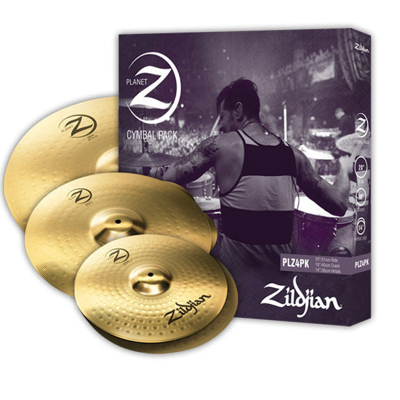 Zildjian PLANET Z 14" Hihat, 16" crash, 20" Ride Cymbal Set