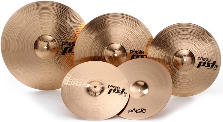 Paiste PST 5 New Universal Cymbal Set 14/18/20 + Free 16