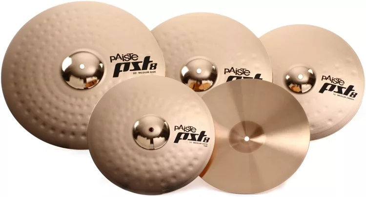 Paiste PST 8 Reflector Universal Cymbal Set 14/18/20 - Free 16" Crash