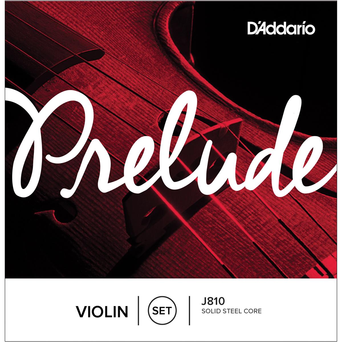 D'Addario Strings Prelude Violin Set 1/8 J8101/8M