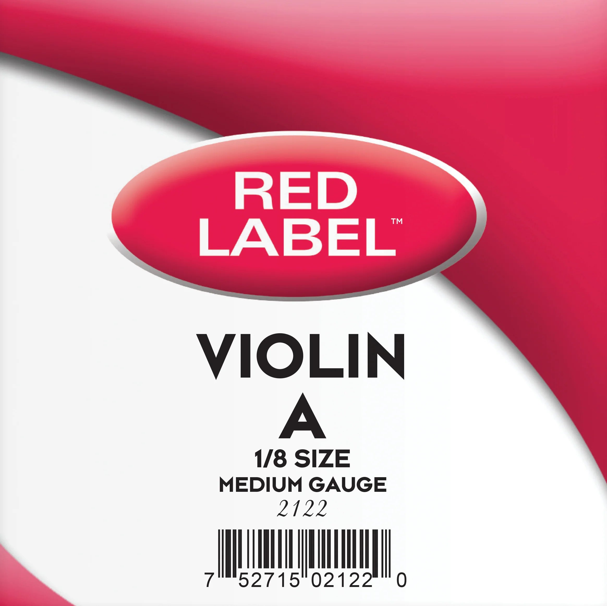 Red Label Violin Single String A 1/8