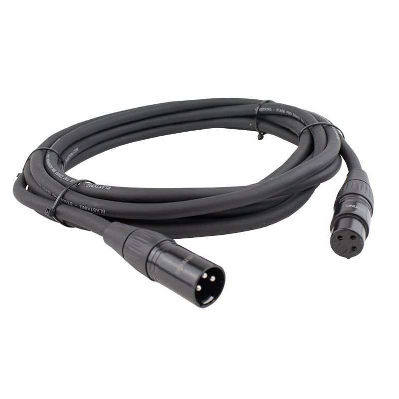 Blastking 15' XLR Male to XLR Female 15 Ft. Microphone Cable – SP15XLR