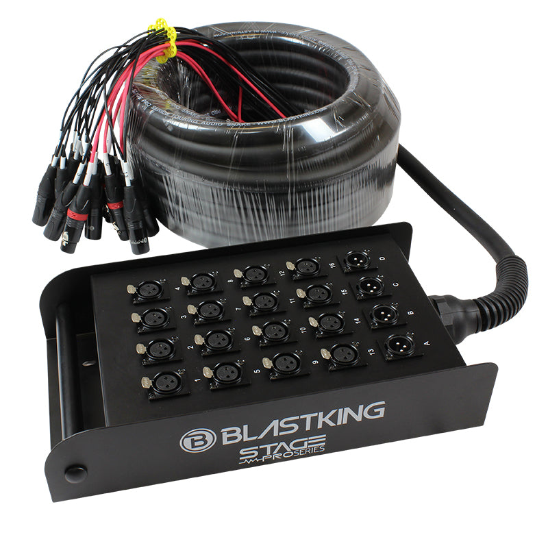 Blastking Stage / Studio Snake Cable 16×4, 100 Ft. – SPS16X4-100