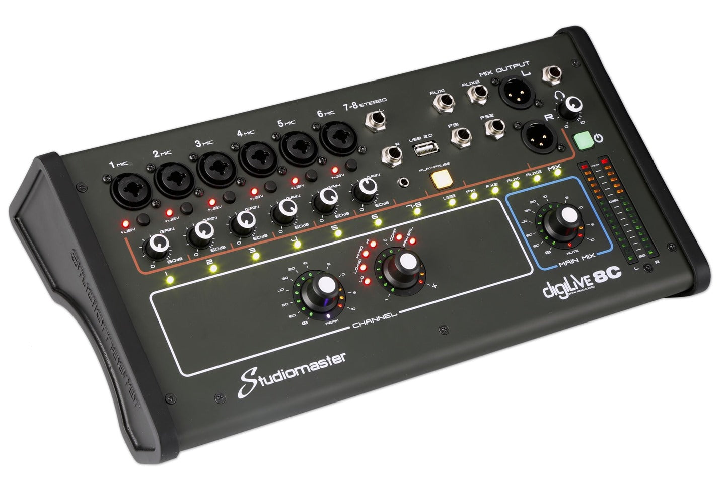 Studiomaster Digilive08C 8 Channel Digital Mixer