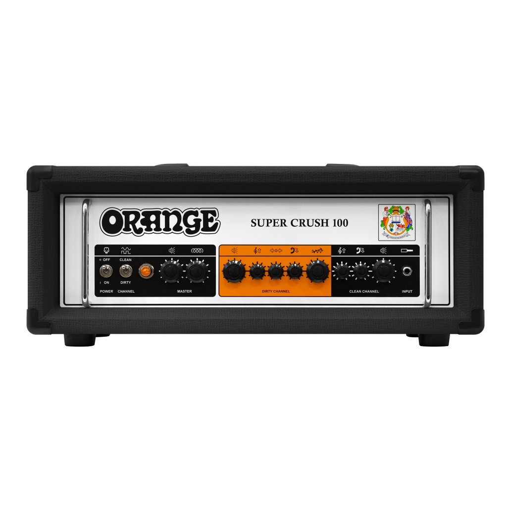 Orange Super Crush 100 - 100-Watt Solid-State Amplifier  - Black