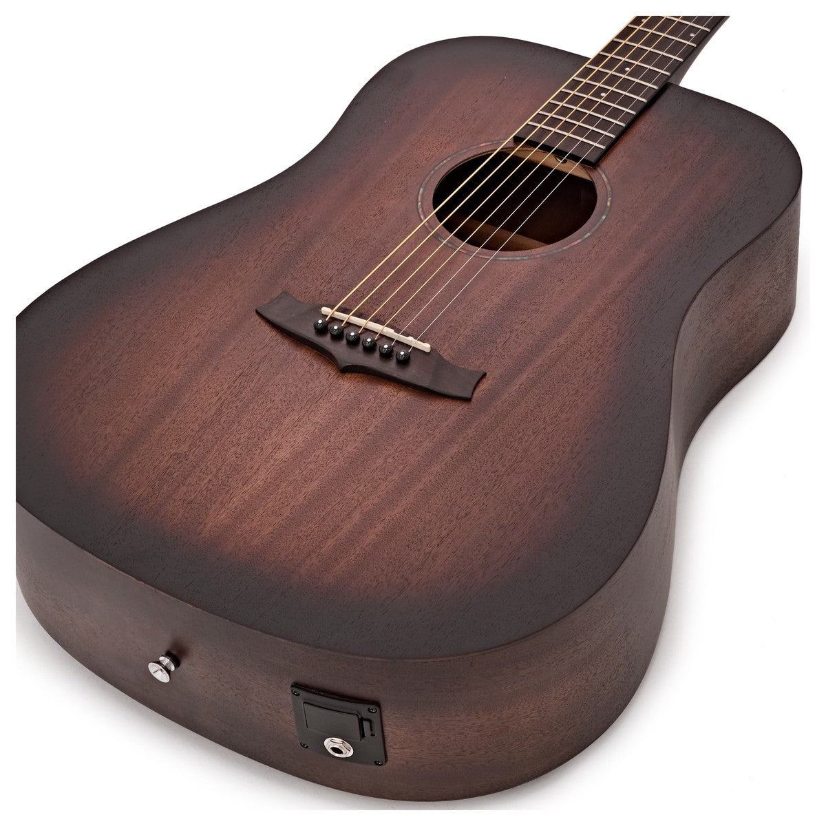 Tanglewood TWCRDE Crossroads Dreadnought Acoustic Electric Guitar - Whiskey Barrel Burst Satin