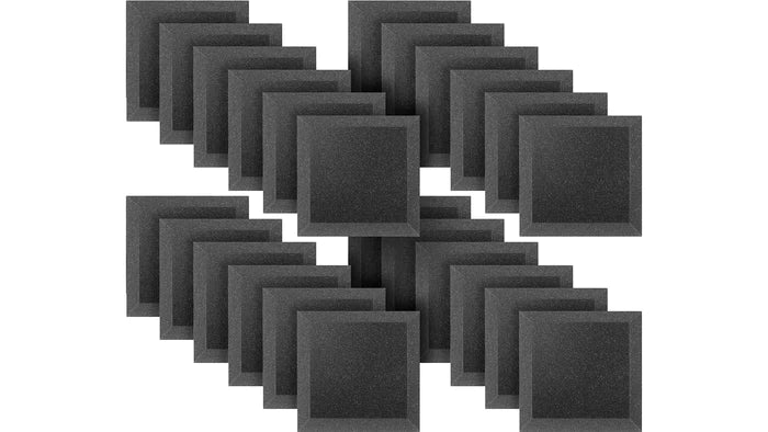 Ultimate Support UA-WPB-12 Bevel-Style Absorption Panel 2 x 12 x 12" (24-Pack, Charcoal)