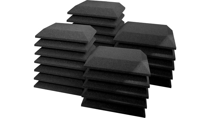 Ultimate Support UA-WPB-12 Bevel-Style Absorption Panel 2 x 12 x 12" (24-Pack, Charcoal)