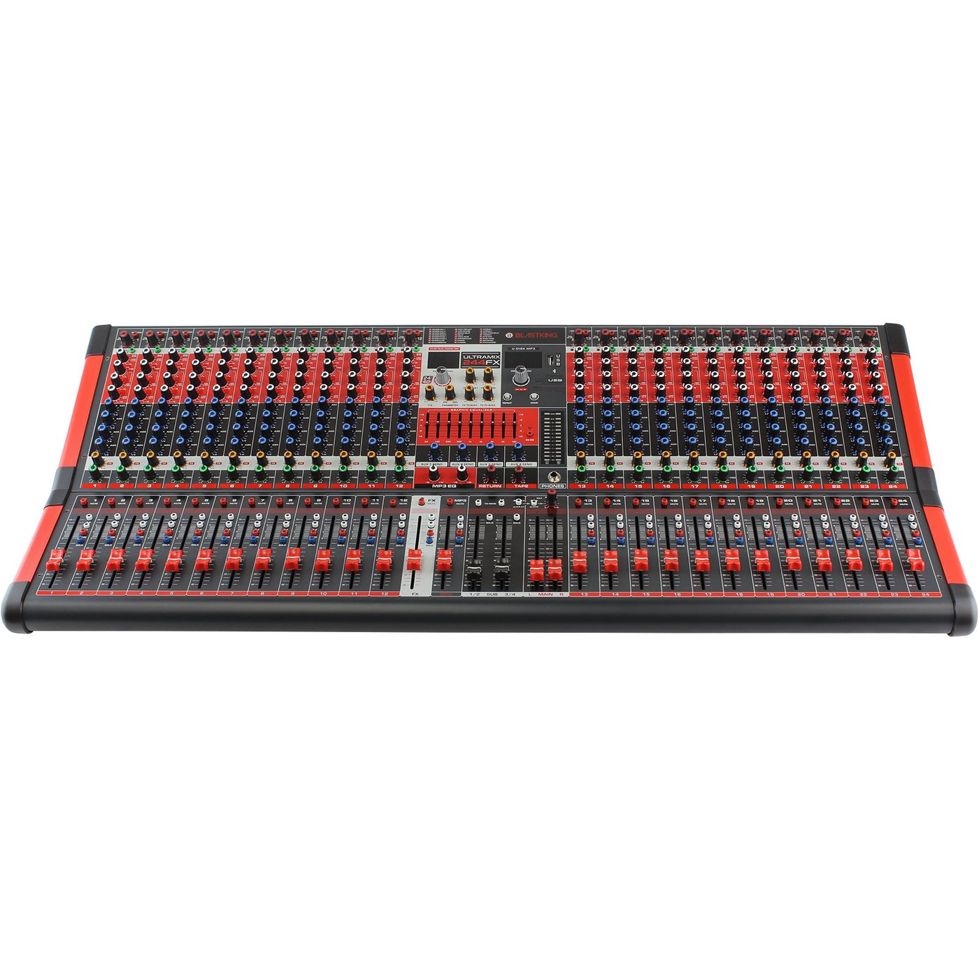 Blastking ULTRAMIX-244FX Consola de Mezcla Estéreo Analógica de 24 Canales