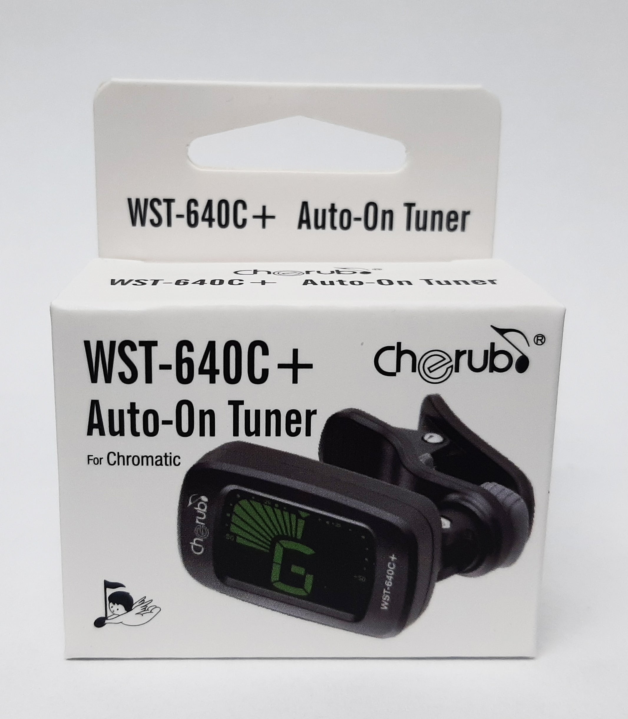 Cherub Clip-On Chromatic Tuner 3 Color Backlit LCD Display