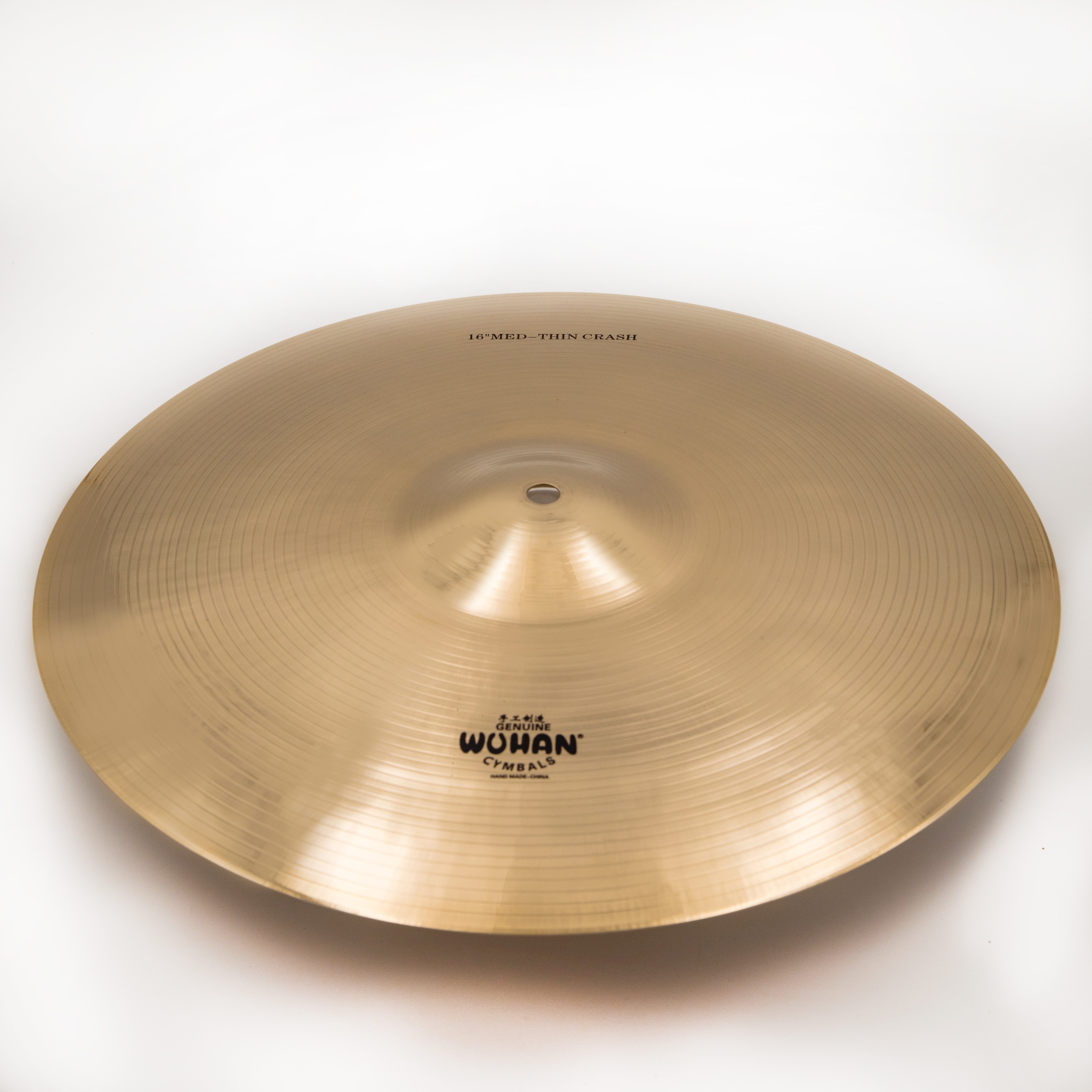 Wuhan 16" B20 Medium Thin Crash Cymbal