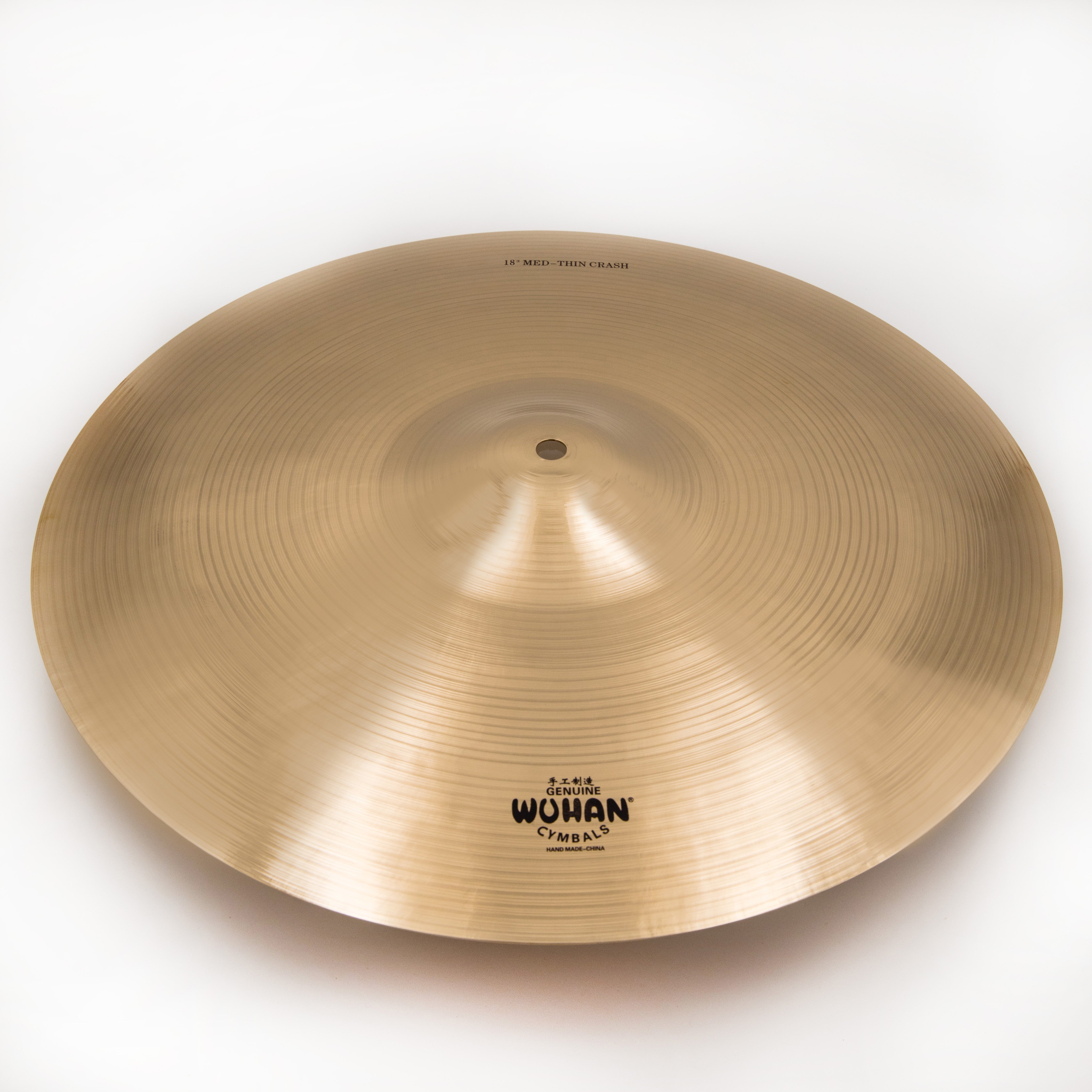 Wuhan 18" B20 Medium Thin Crash Cymbal