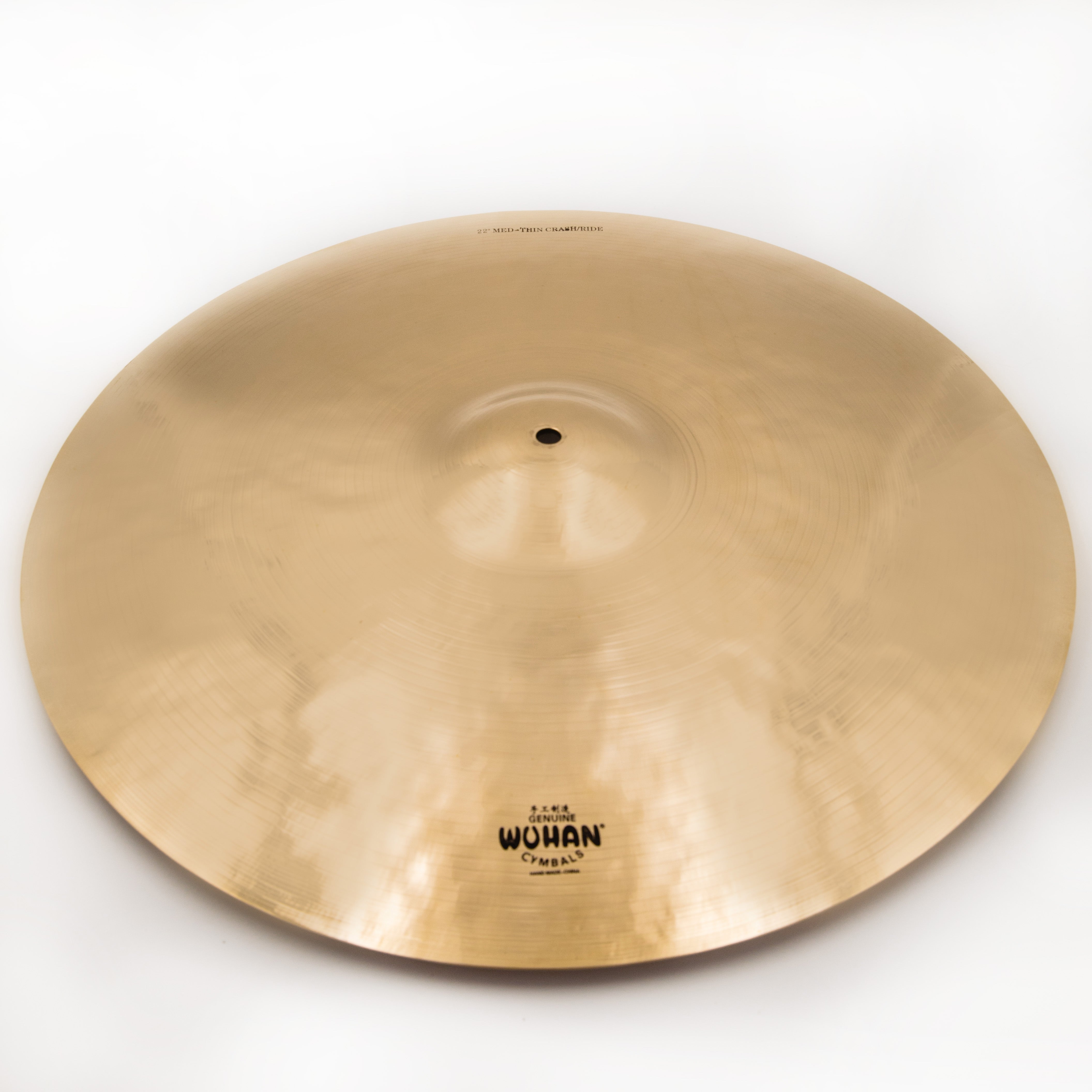 Wuhan 22" Medium Thin Crash/Ride Cymbal