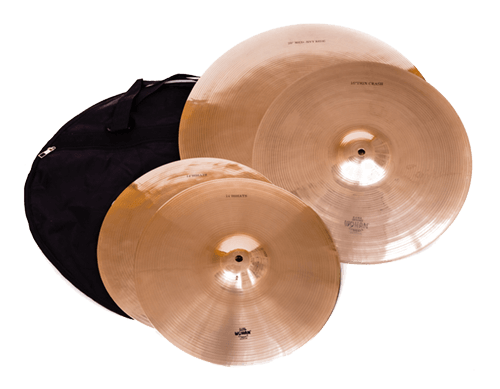 Wuhan Western Style B20 Cymbal Set with Included Bag