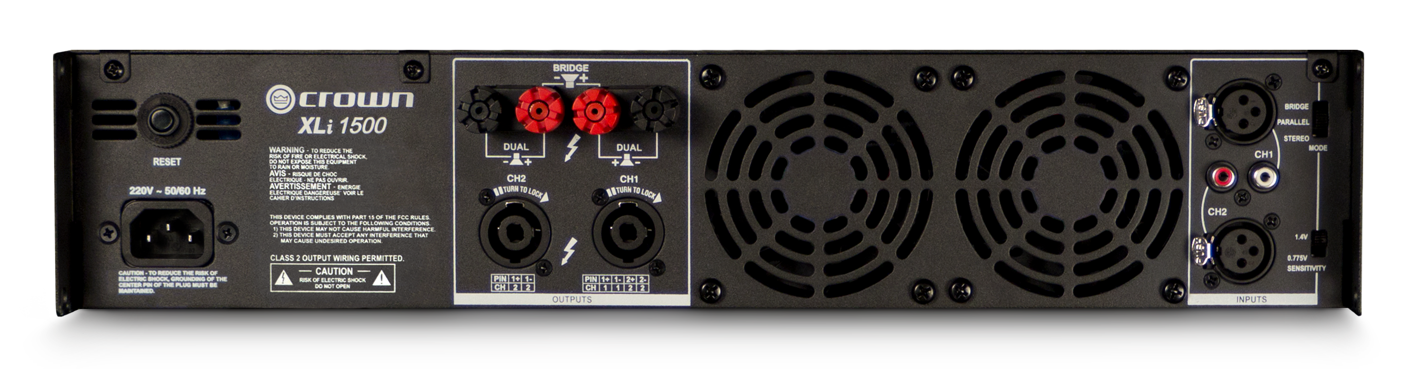 Crown XLI 1500 450W 2-Channel Power Amplifier