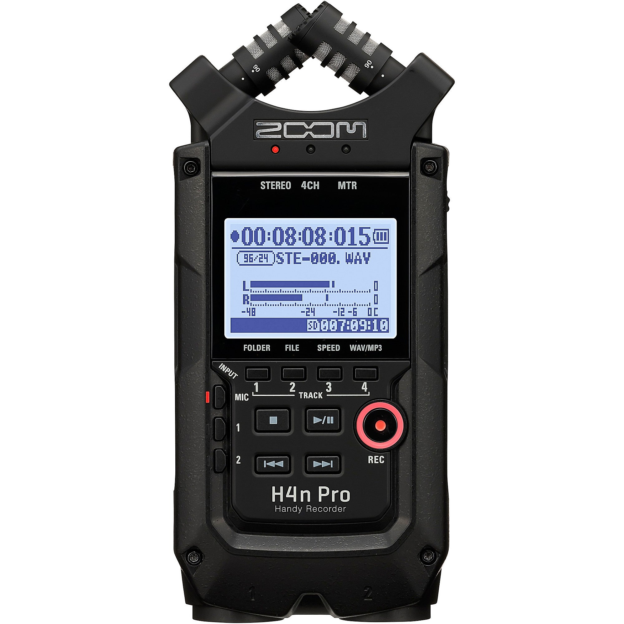 Zoom H4n Pro Handheld Recorder - All Black Edition