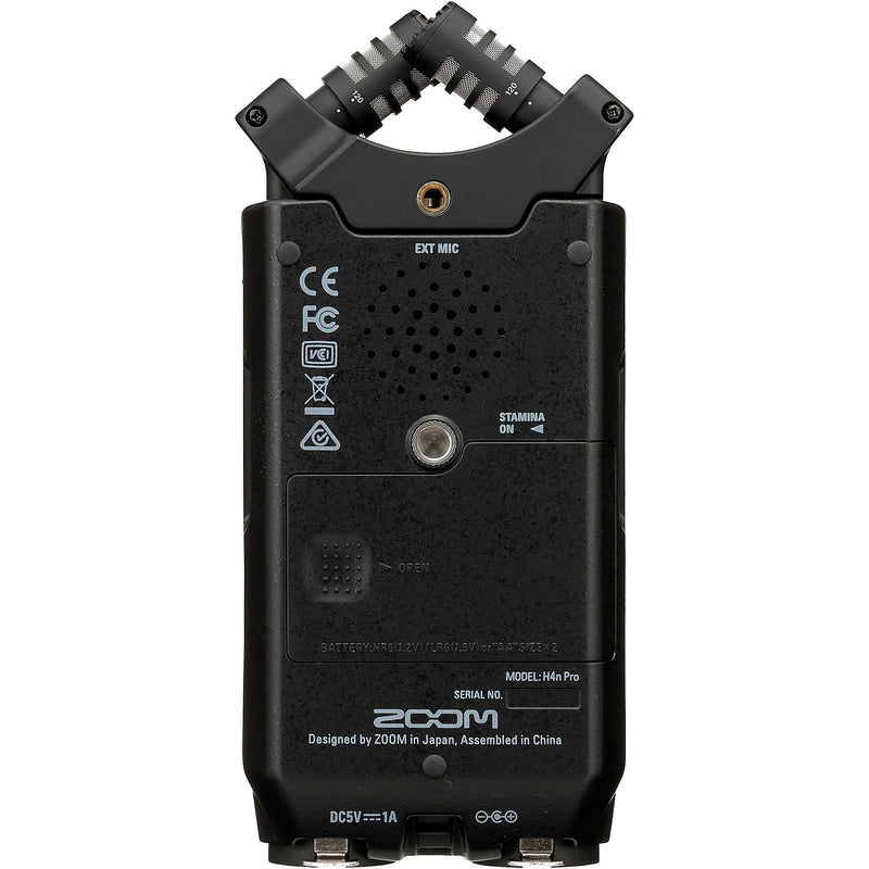Zoom H4n Pro Handheld Recorder - All Black Edition