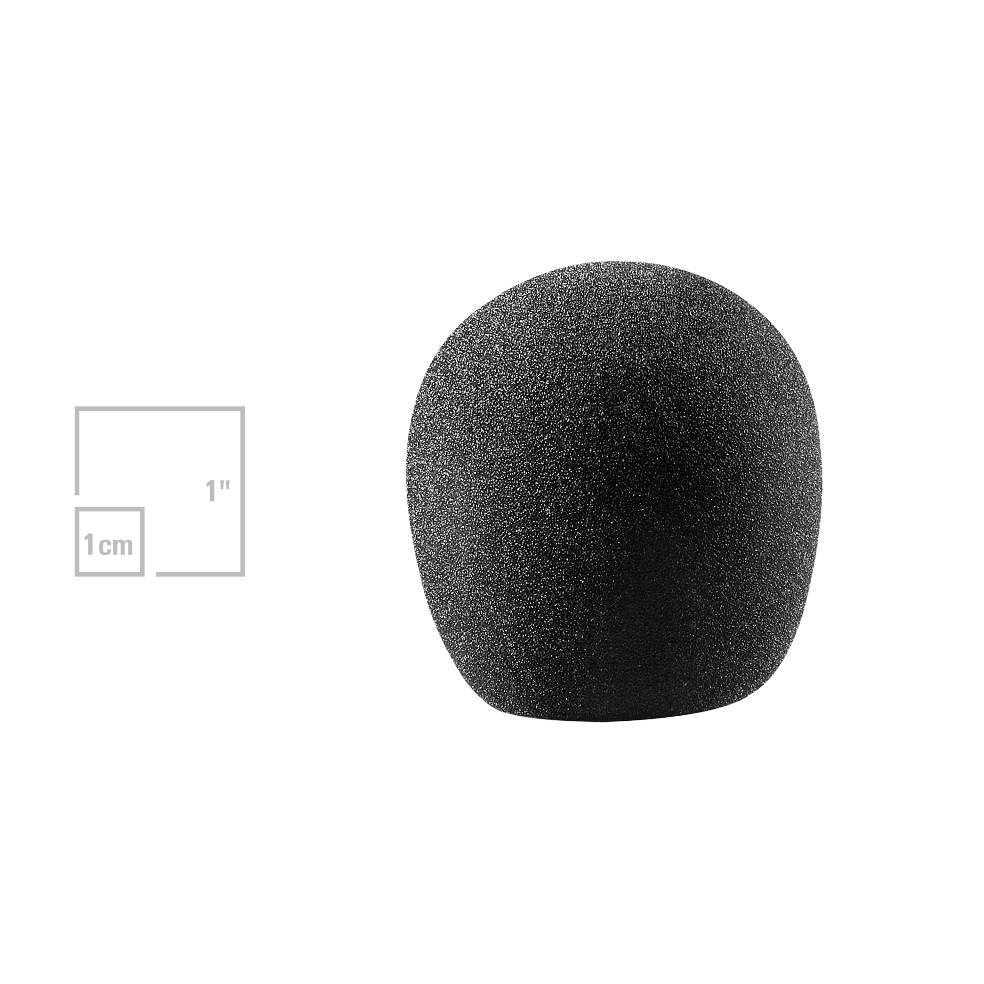 Audio-Technica AT8114 Ball-Shaped Foam Windscreen-Black