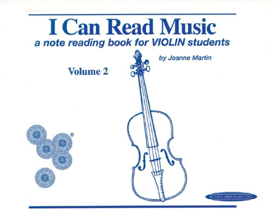 I Can Read Music:  A note reading book for Violin students - Volumen 2