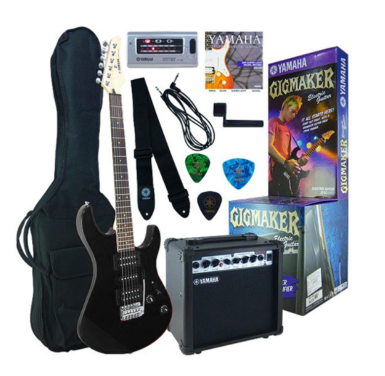 Yamaha Gigmaker Electric Guitar Package ERG121 Model - Black