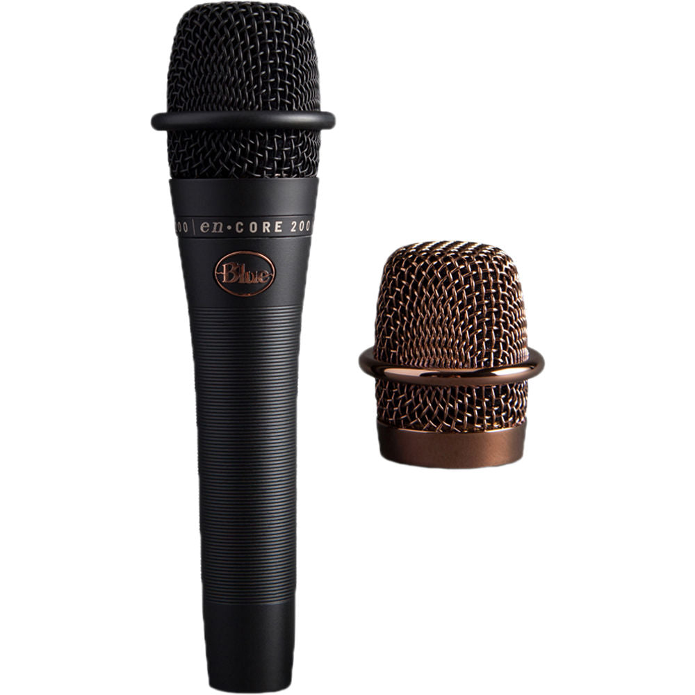 Micrófono vocal dinámico de mano activo Blue enCORE 200 (Negro)