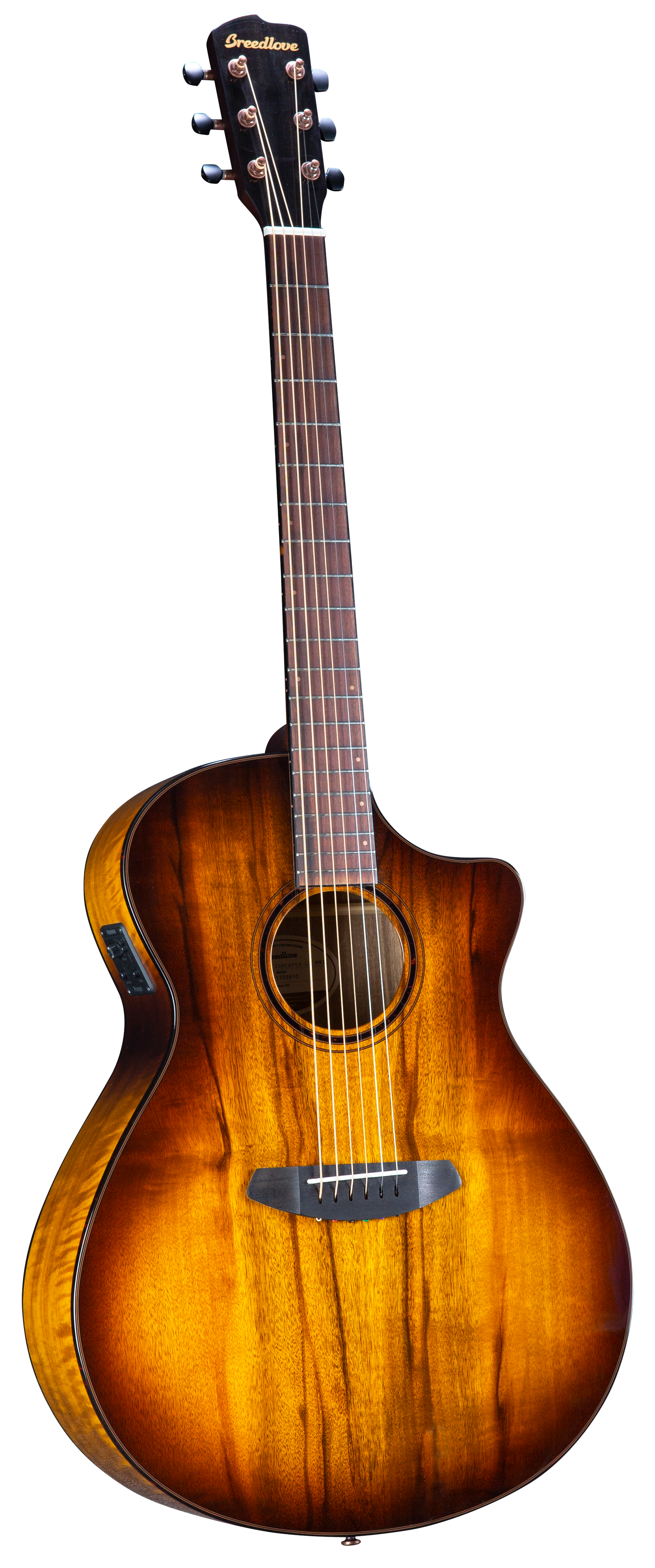 Breedlove Eco Pursuit Exotic S Concerto CE Acoustic Electric Guitar - Tiger's Eye