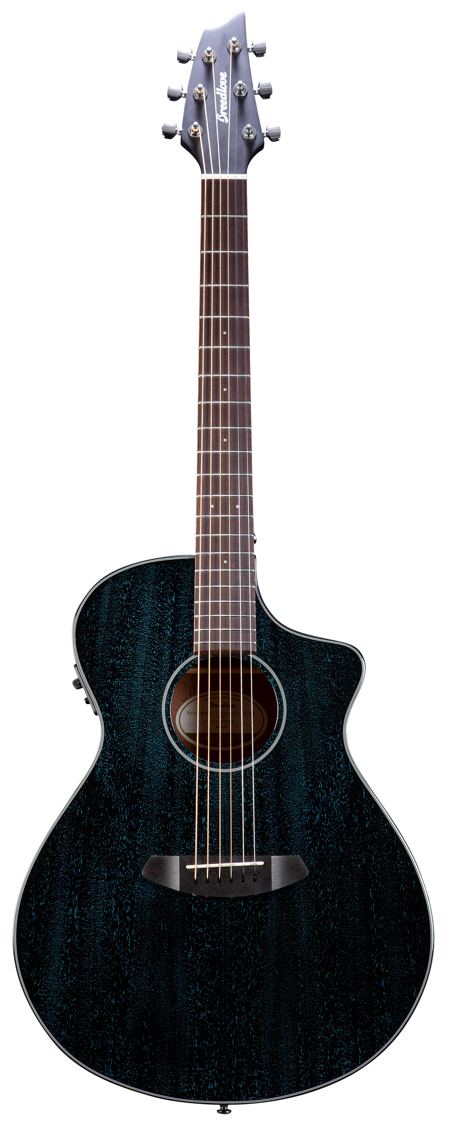 Breedlove Eco Rainforest S Concert CE Acoustic Electric Guitar - Midnight Blue