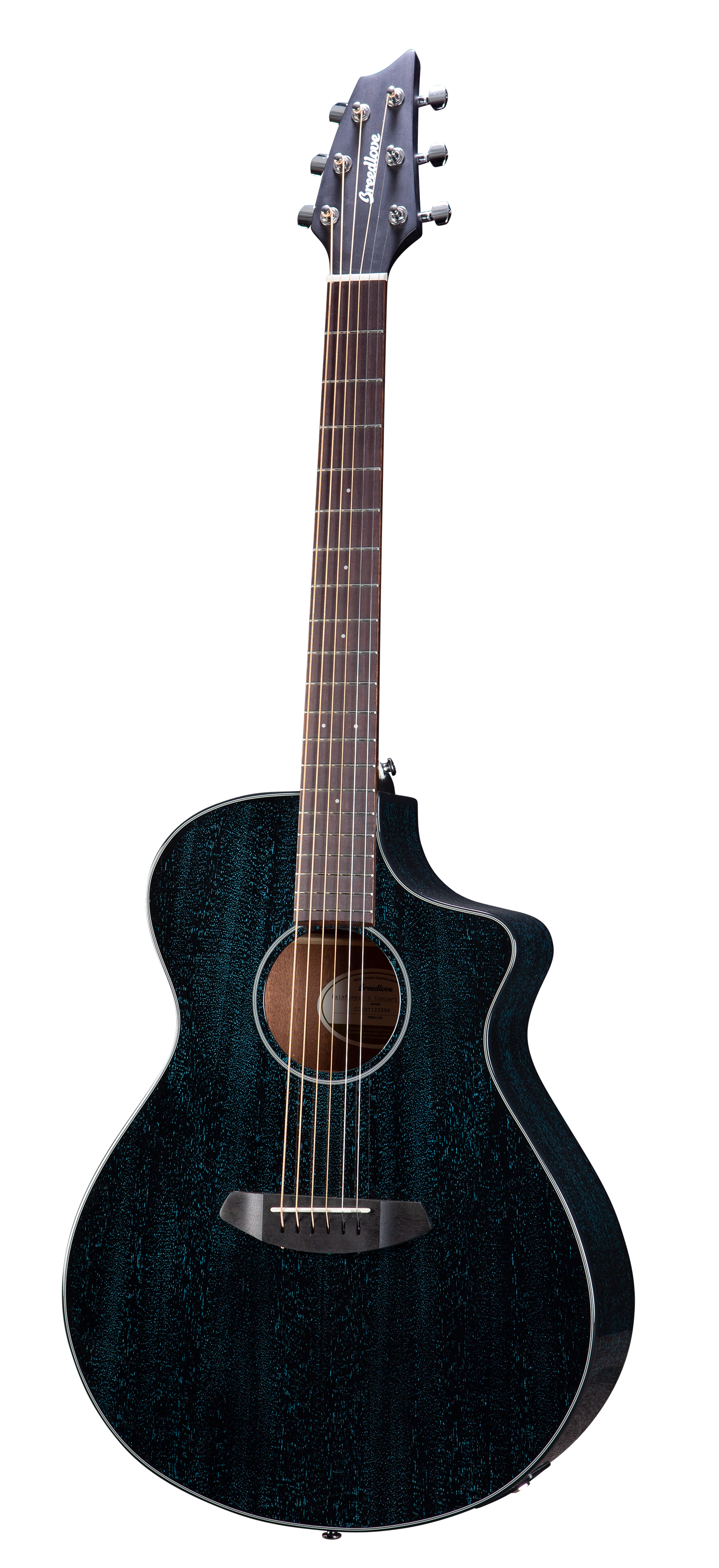 Breedlove Eco Rainforest S Concert CE Acoustic Electric Guitar - Midnight Blue