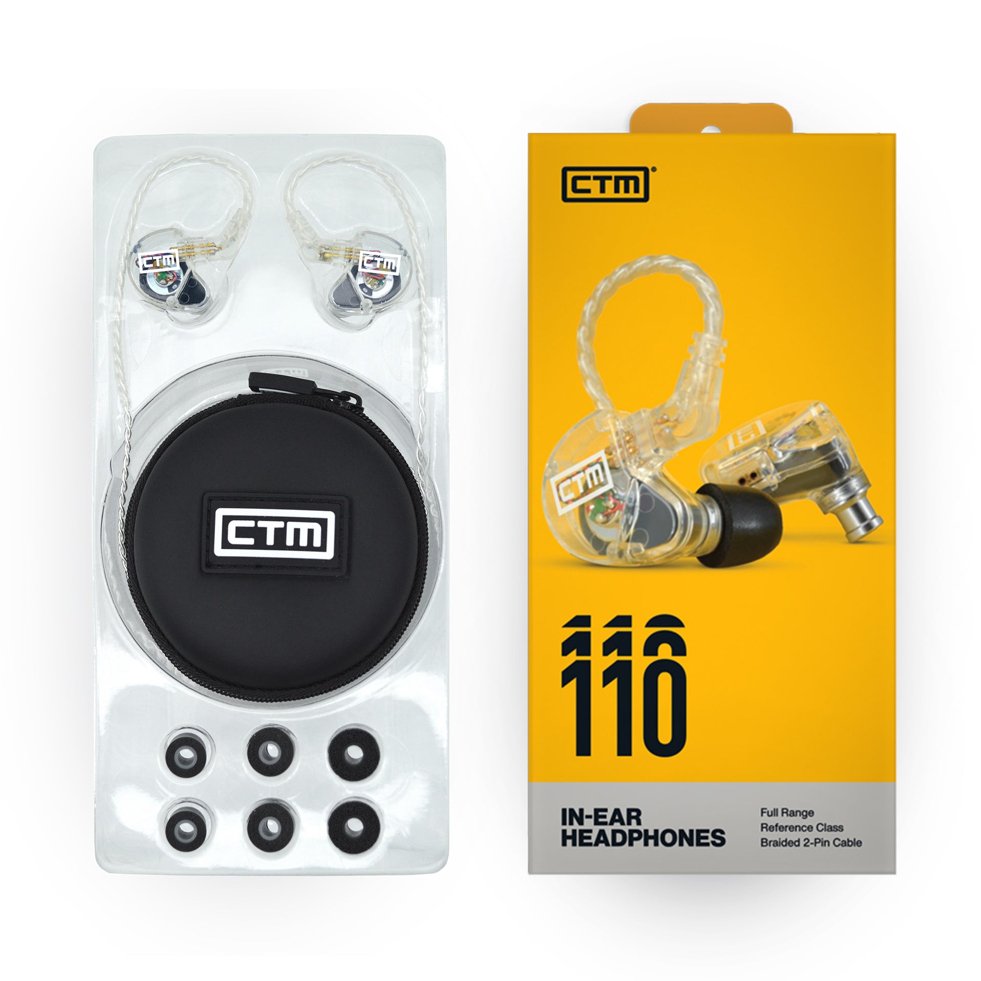 Audifonos in ear 3 driver - CE320 SMOKE - CTM - RG Music