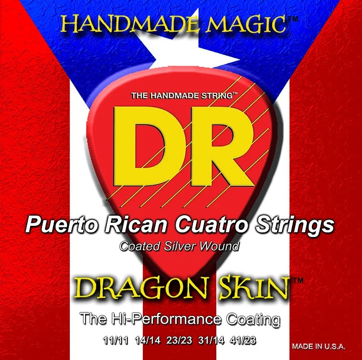 DR Strings for Cuatro Puertorriqueño K3 Coated - Complete Set