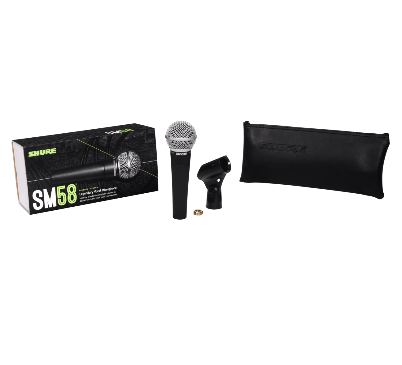 Shure SM58 Cardioid Dynamic Vocal Mic- With XLR Cable