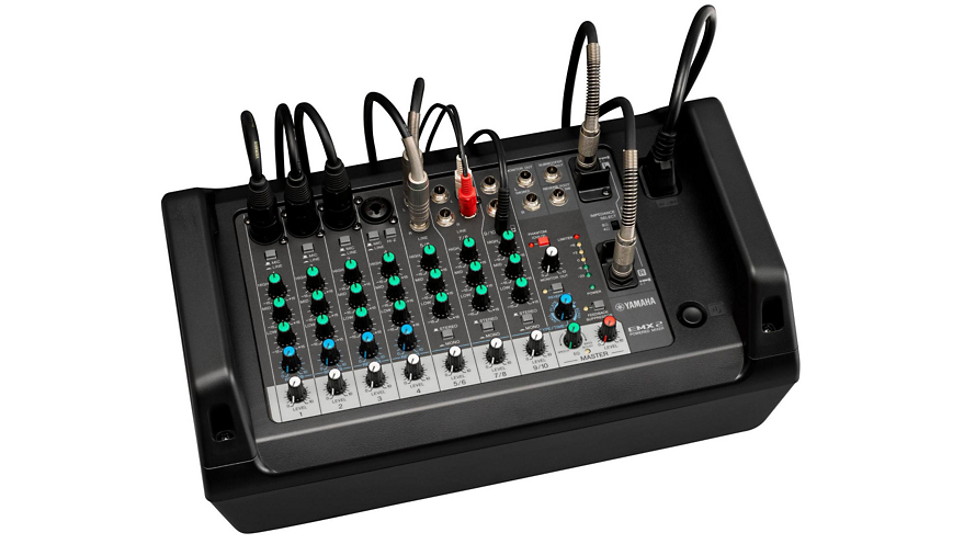 Yamaha EMX2 10-Input Powered Mixer with Dual 250 Watt Amp – Micheo Music