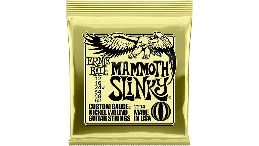 Ernie Ball Mammoth Slinky Nickel Wound Electric Guitar Strings - Gauge 12 - 62