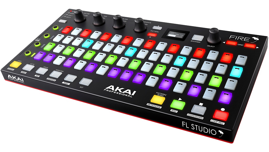 Akai Pro Fire FL Studio Controller with FL Studio Fruity Fire Edition