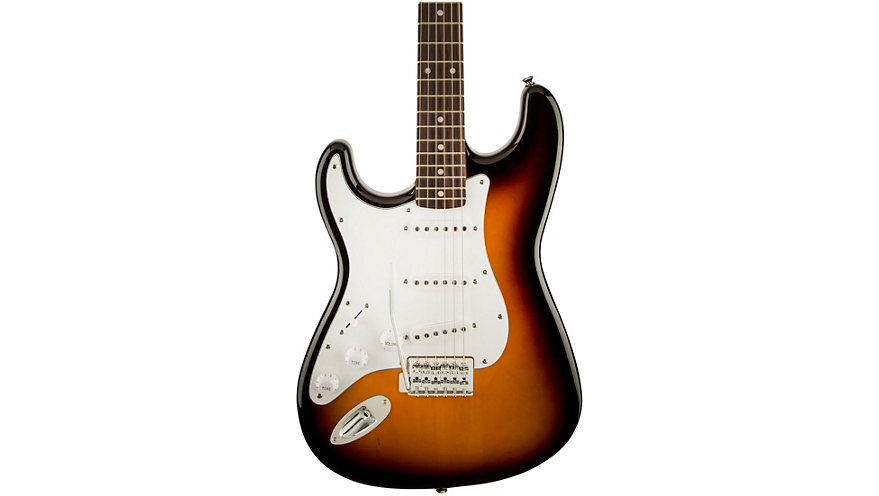 Squier Affinity Stratocaster Left-Handed Electric Guitar Brown Sunburst