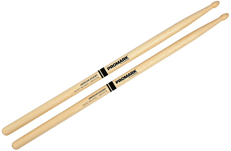 Promark Select Balance Forward Balance Wood Tip Drumsticks .595 in. Diameter Forward Balance