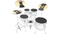 Evans SoundOff Drum Mutes Box Set Rock 10-12-14-16-22 Hi-hat and Cymbal