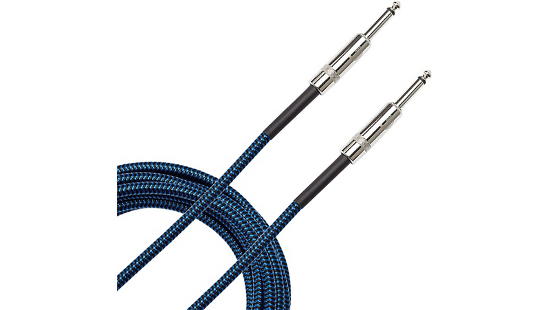 D'Addario Planet Waves Braided Instrument Cable 20 ft. Blue