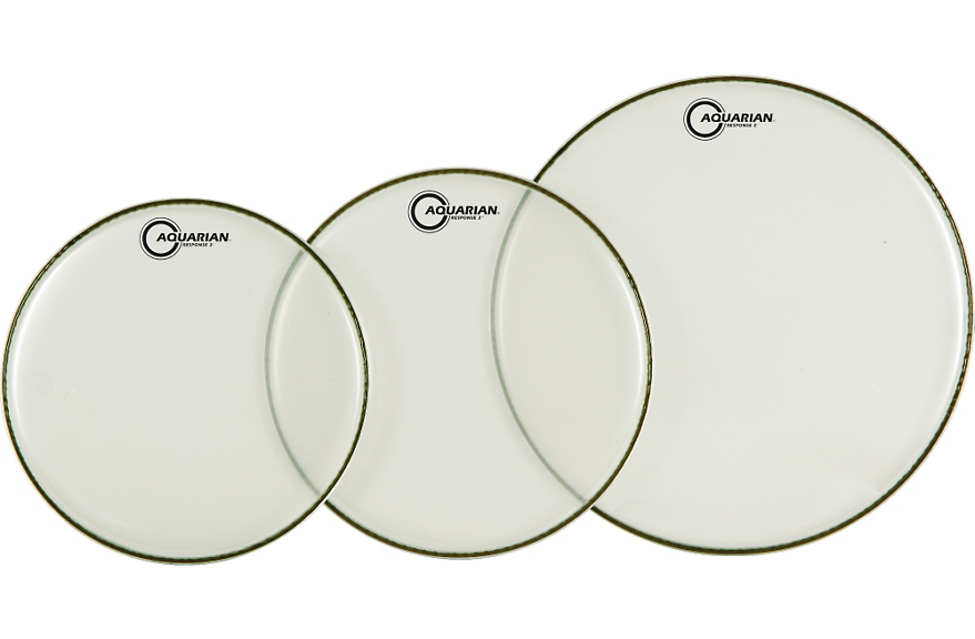 Aquarian Response 2 Standard Drumhead Pack