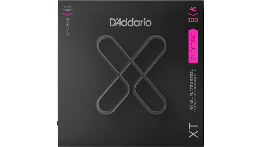 D'Addario XT Electric Bass Coated Nickel, Regular Light Long Scale 45-100
