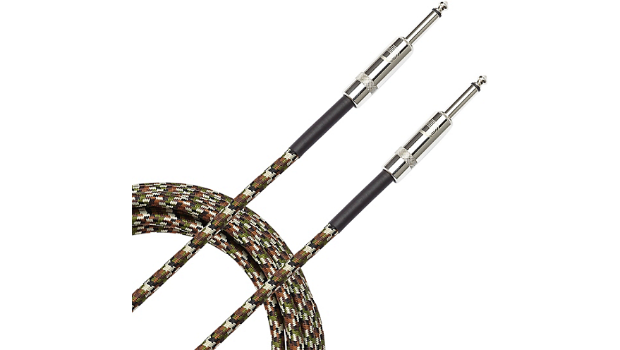 D'Addario Planet Waves Braided Instrument Cable 20 ft. Camouflage