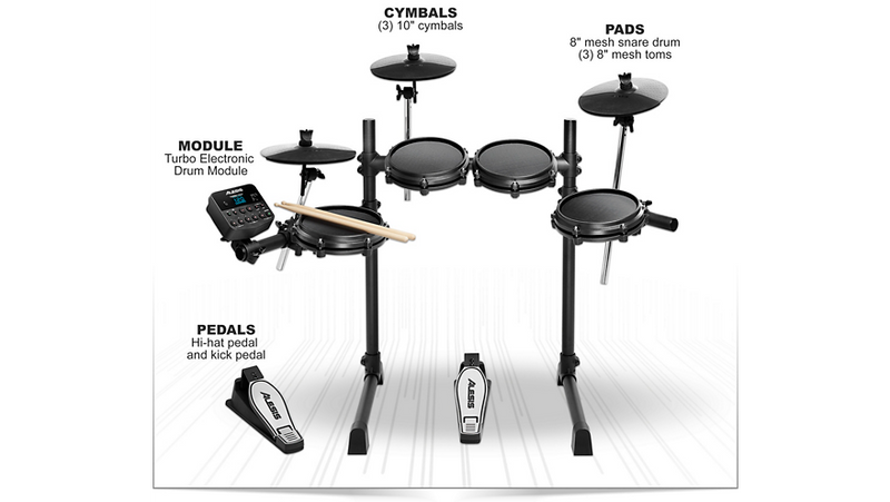 Alesis 5pc Turbo Mesh Kit Electric Drum Kit