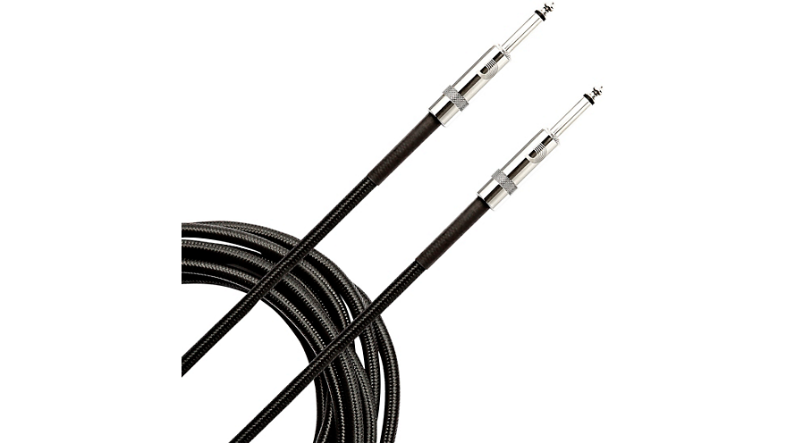 D'Addario Planet Waves Braided Instrument Cable 20 ft. Black