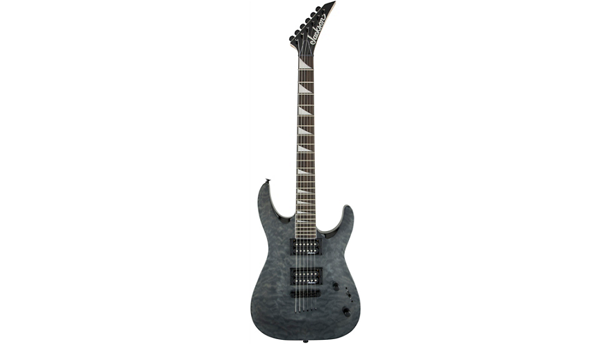 Jackson JS32TQ Dinky DKA Quilt Maple Top Electric Guitar Transparent Black