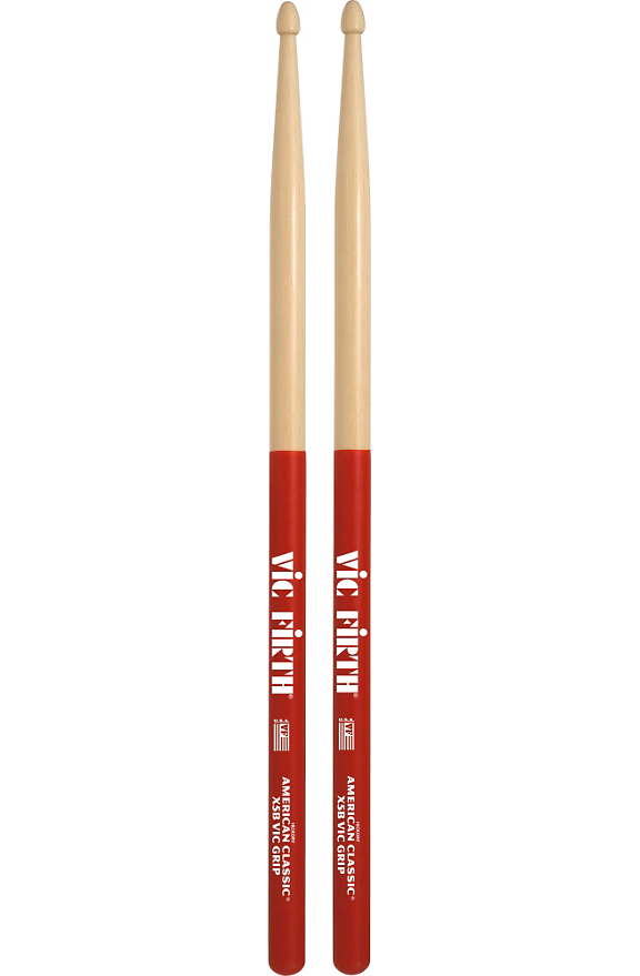 Vic Firth American Classic Extreme Drumsticks with Vic Grip 5B Wood