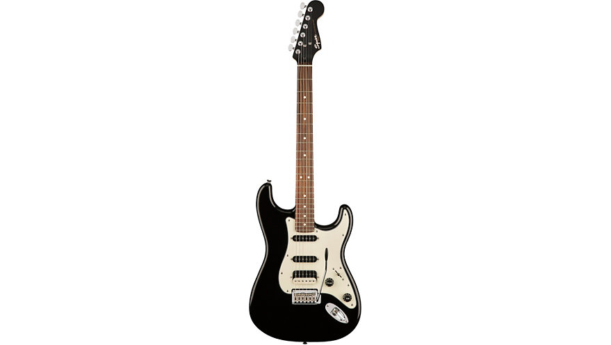 Squier Contemporary Stratocaster HSS Rosewood Fingerboard Electric Guitar Black Metallic